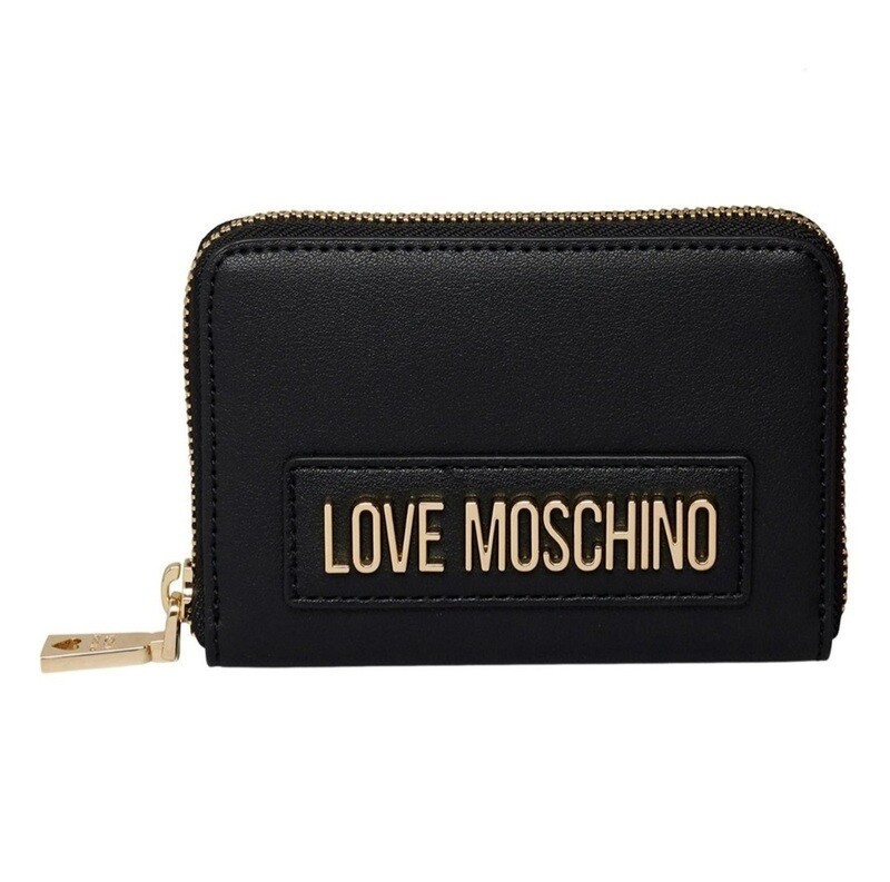 LOVE MOSCHINO 
Black Lettering purse