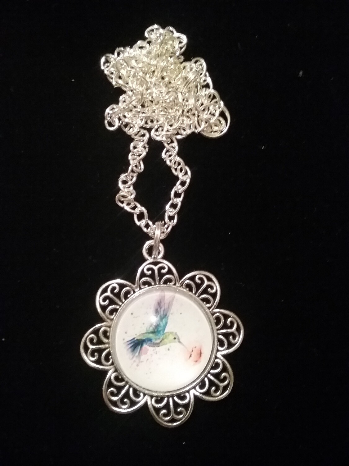 HUMMINGBIRD PENDANT NECKLACE