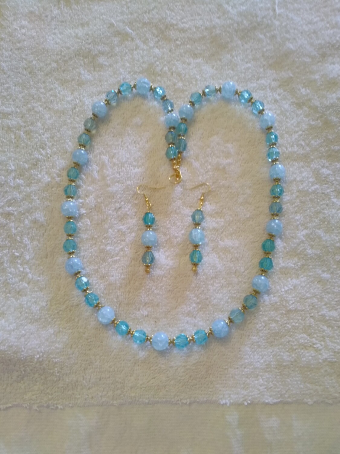 Turquoise Beaded Jewelry Set