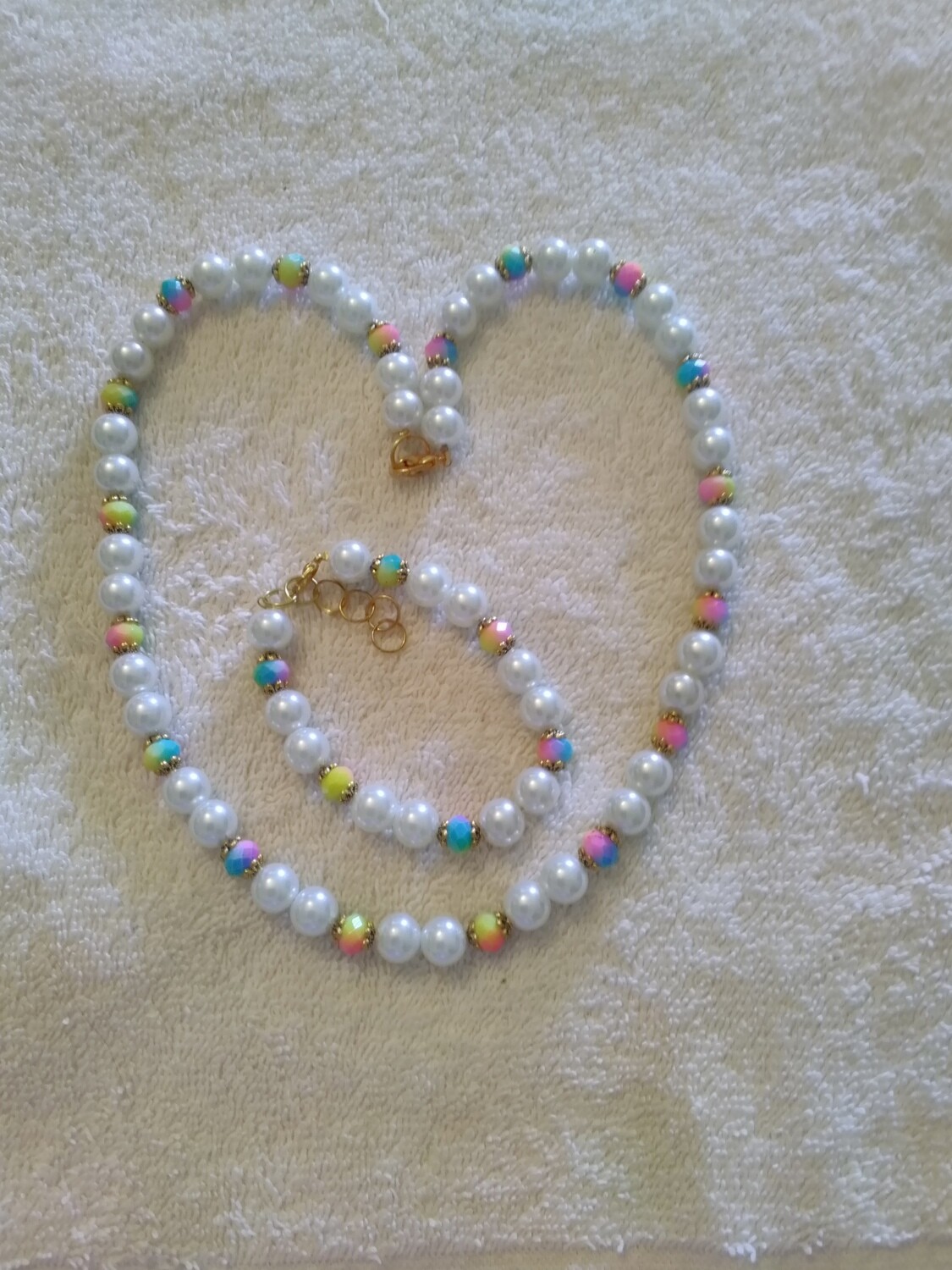 Multicolored Beaded Jewelry Set