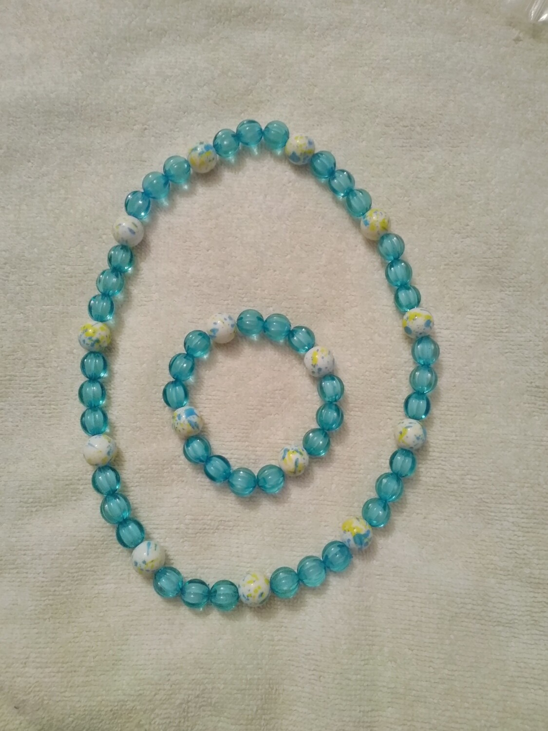 Turquoise Beaded Jewelry Set
