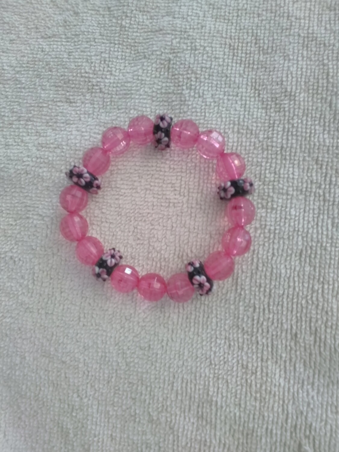 Pink Beaded Bracelet