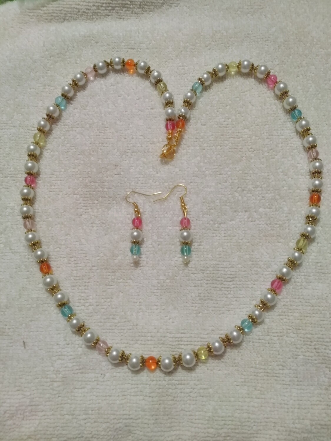 Multicolored Beaded Jewelry Set