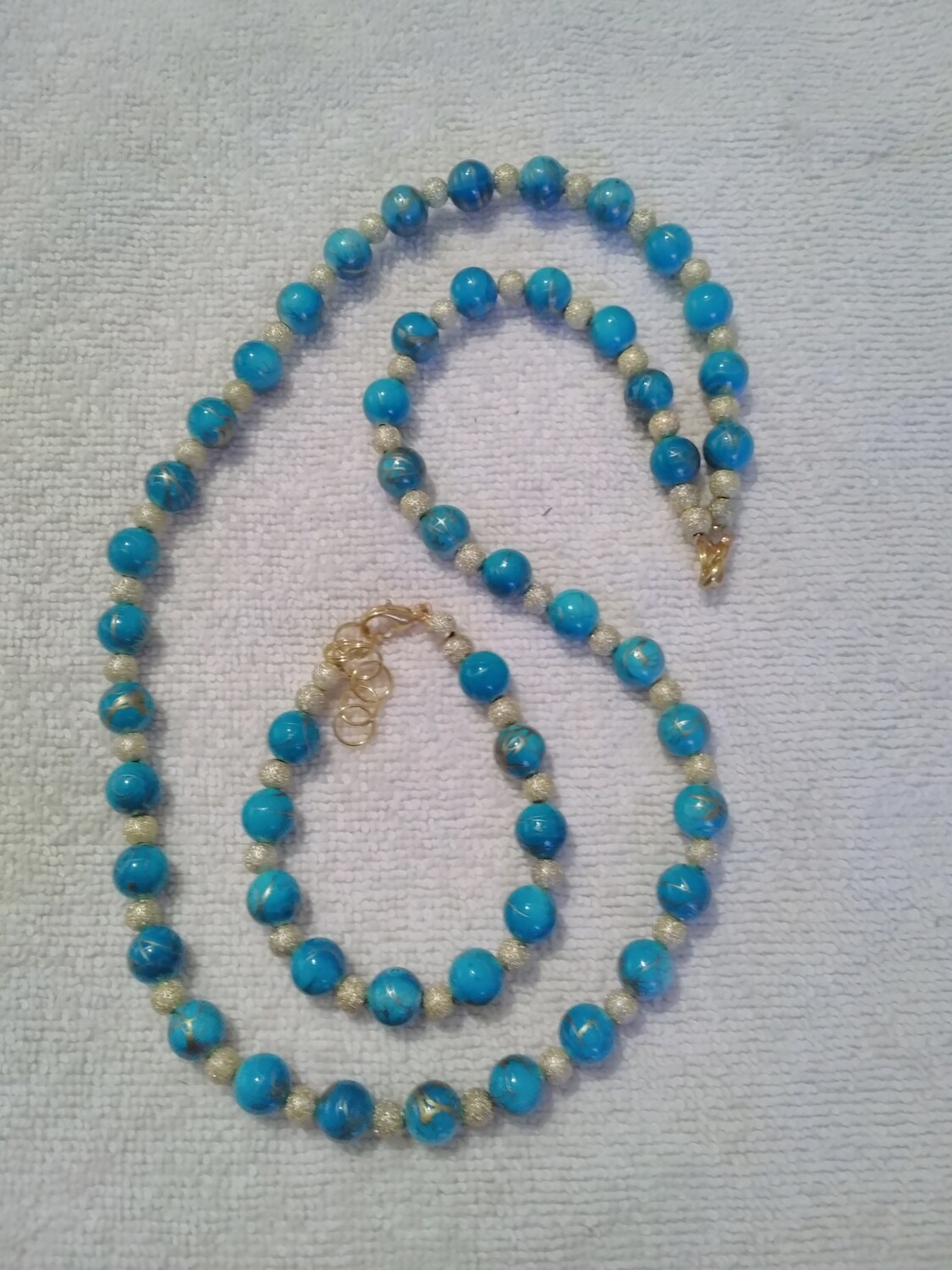Turquoise Beaded Jewelry Set