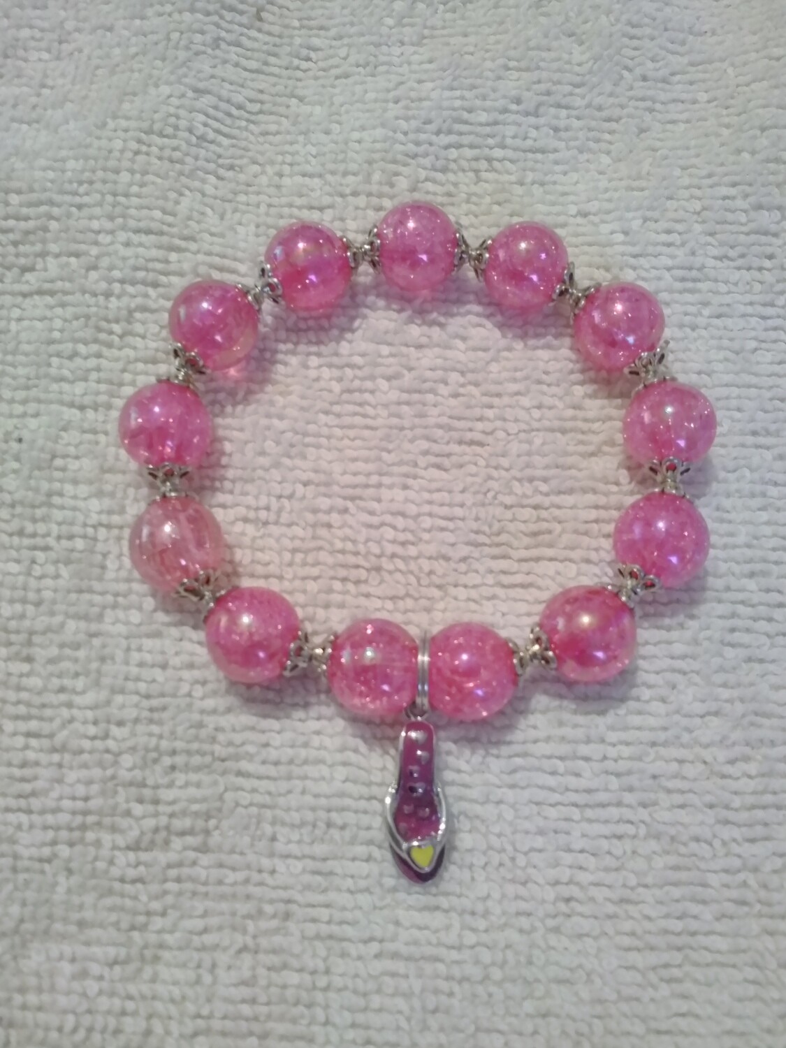 Shoe Charm Beaded Bracelet