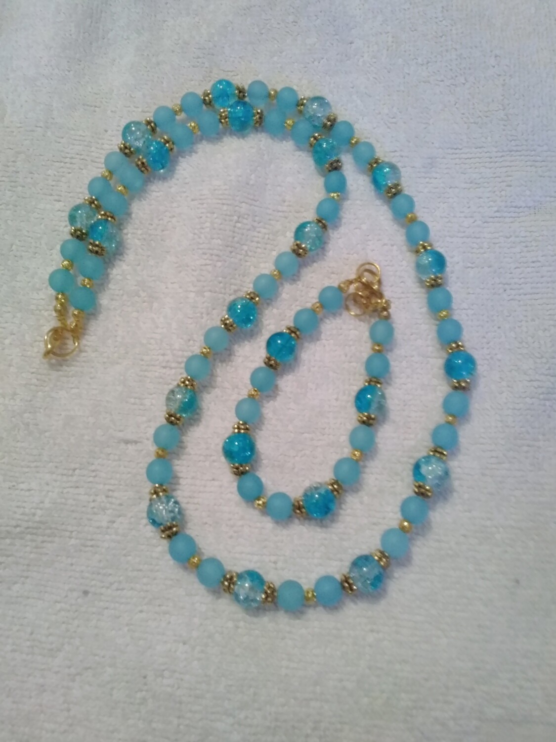 Turquoise Beaded Jewelry Set