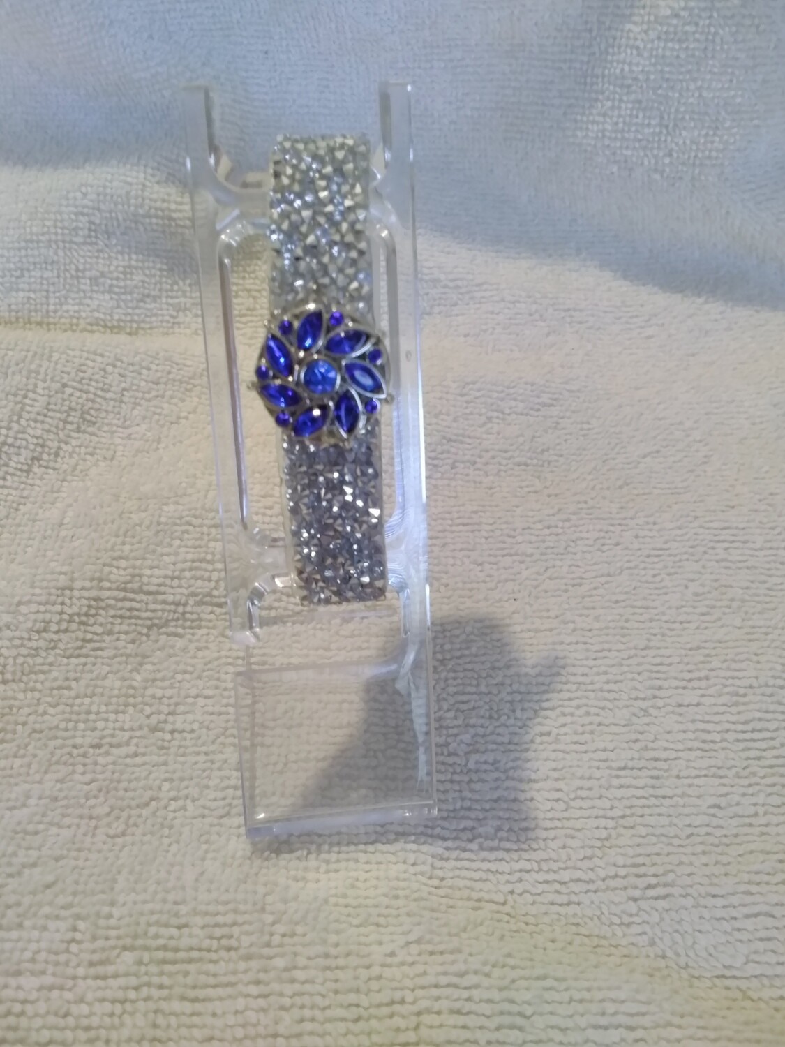 White Snap Button Bracelet