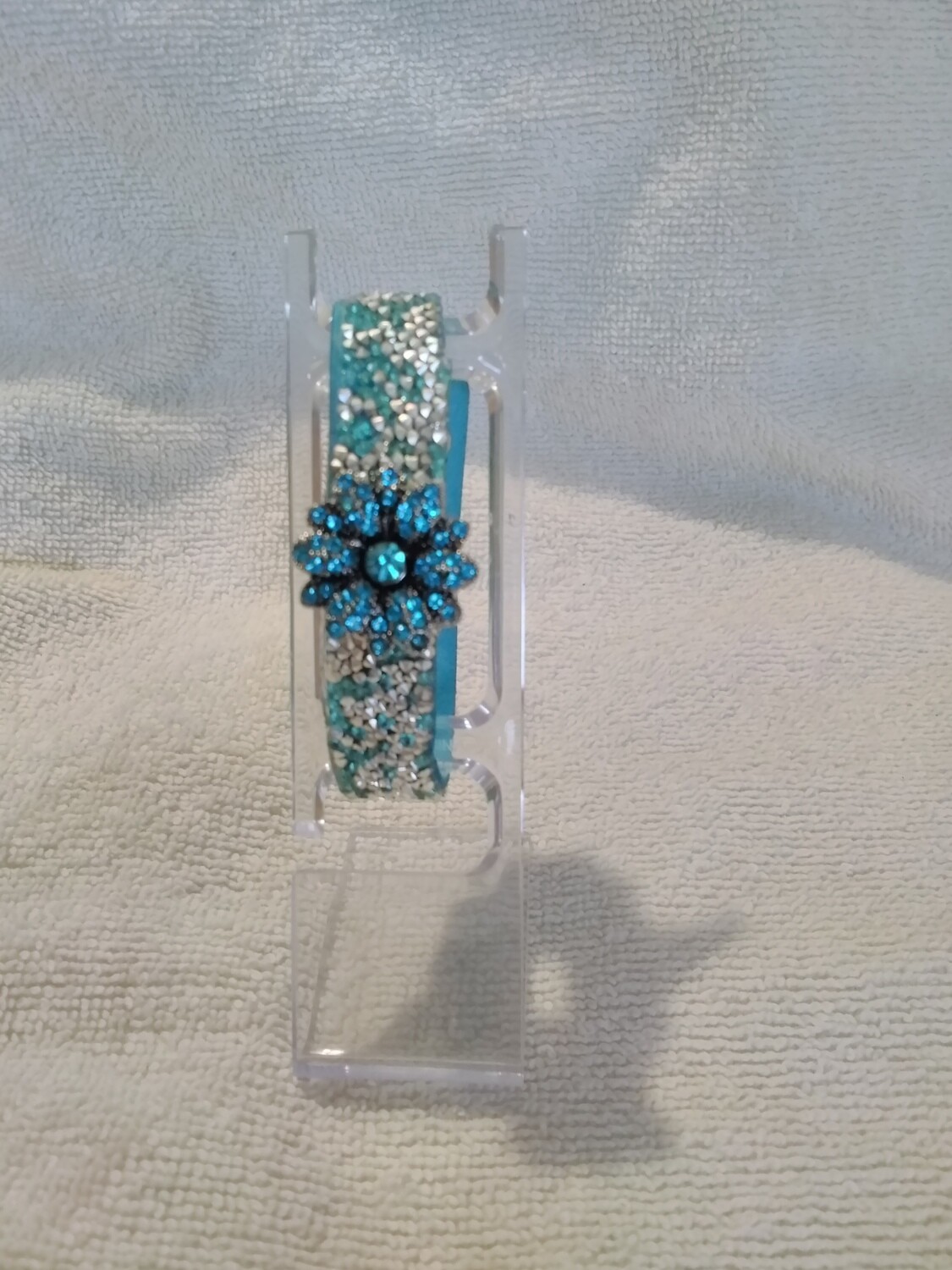 Turquoise Snap Button Bracelet