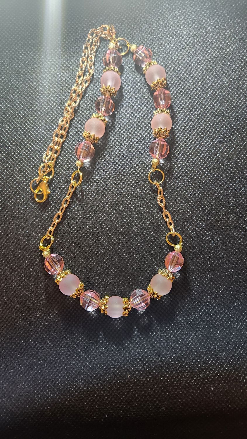Pink Bead Necklace
