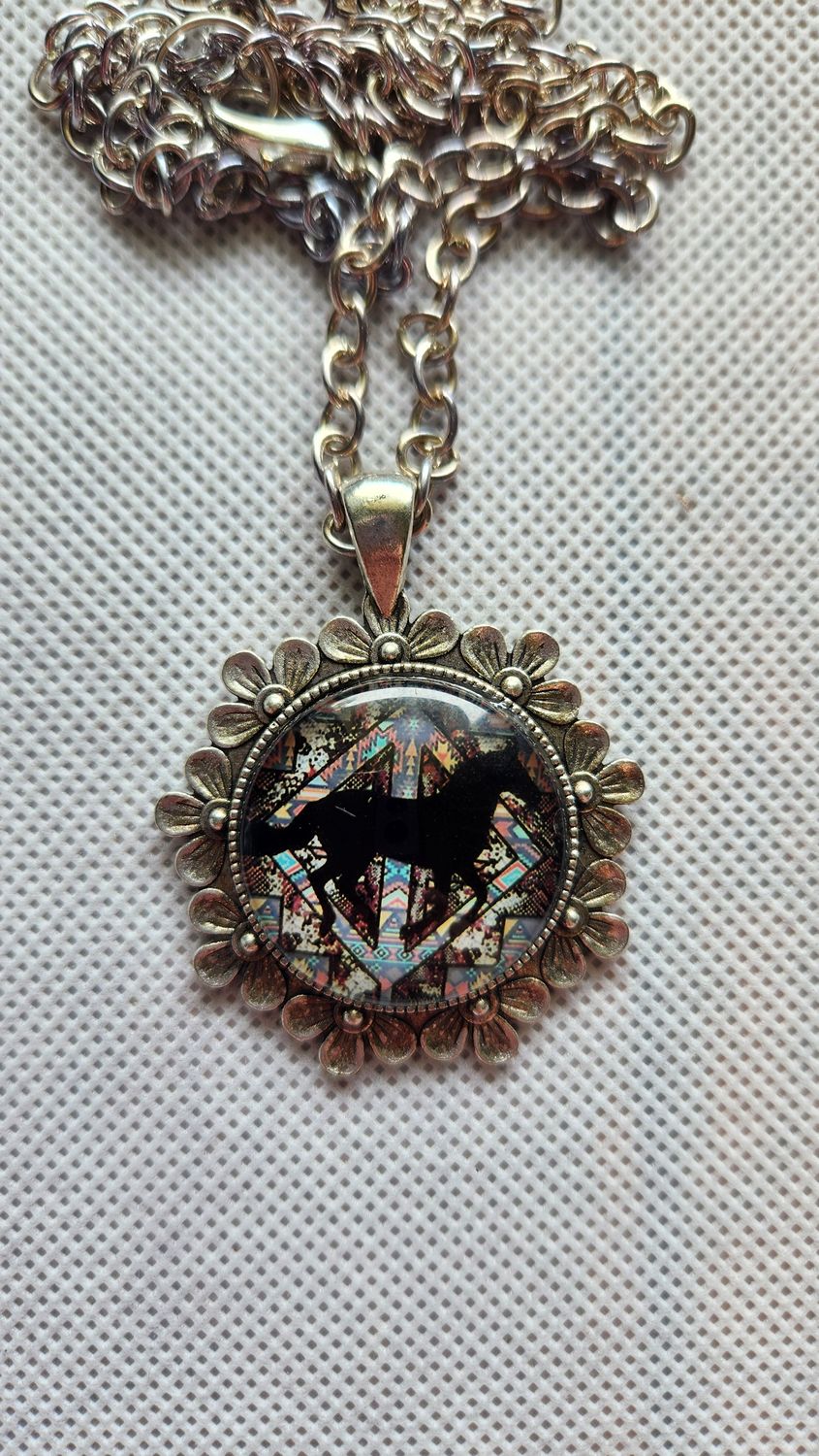 Horse Pendant Necklace
