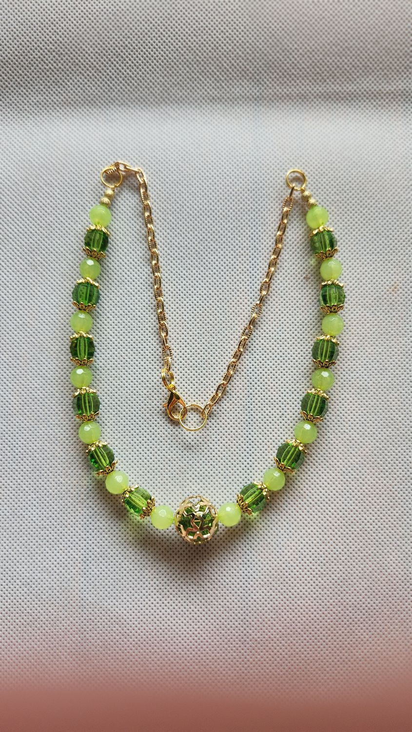 Green Pendant Necklace