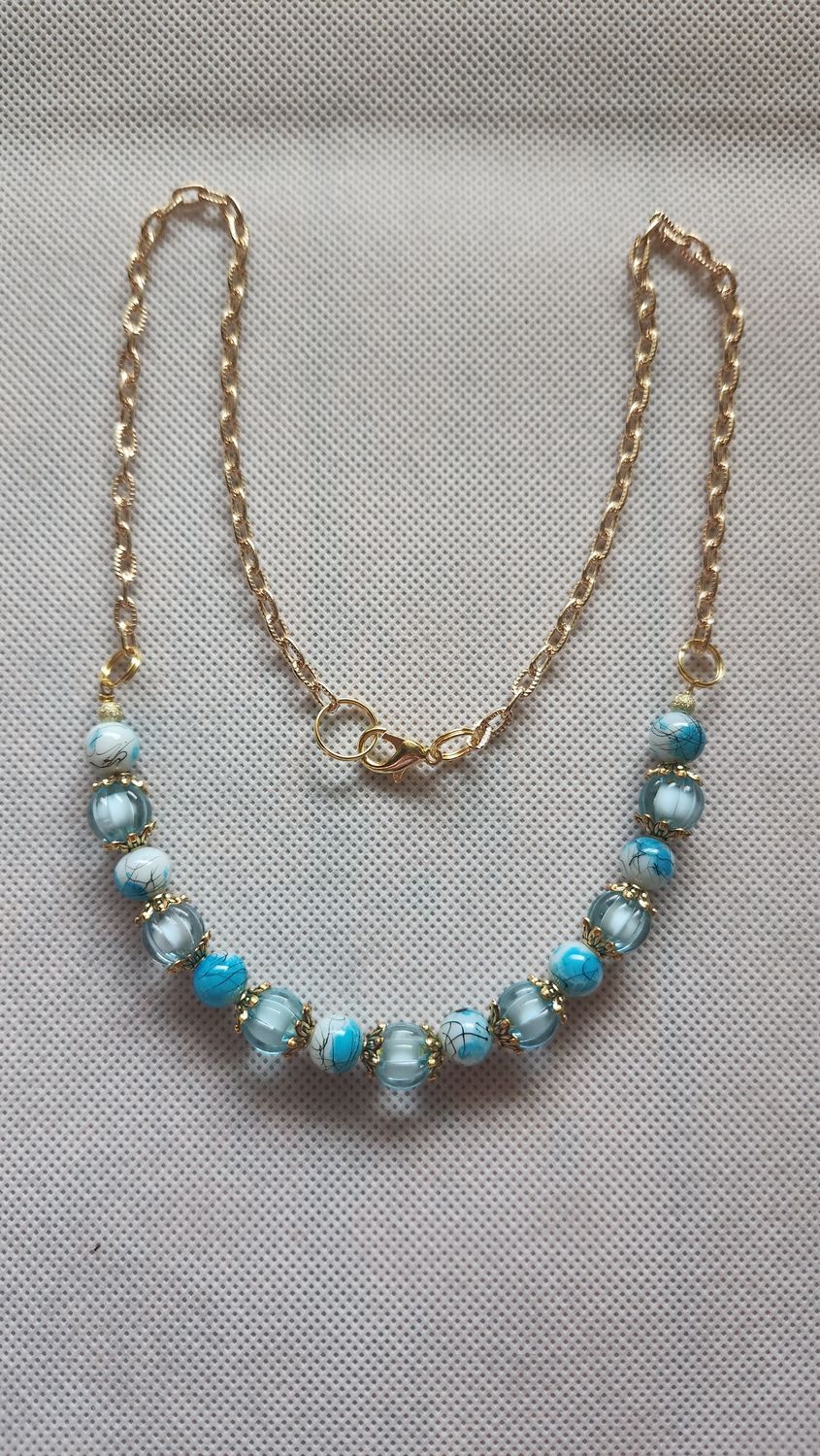 Turquoise Beaded Necklace
