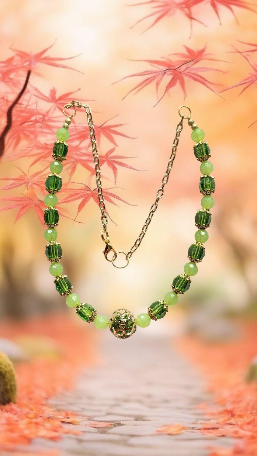 Green Pendant Necklace