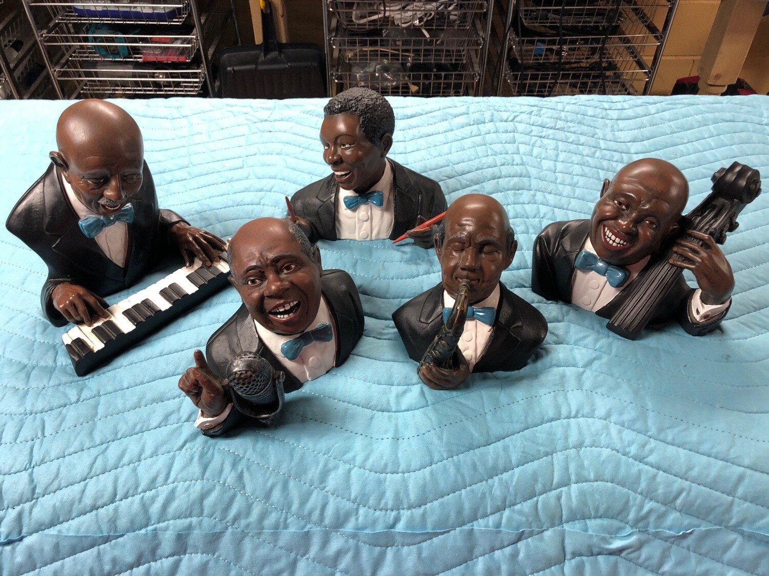 "All That Jazz Band" Art Sculpture Figurines (1992 RARE!)