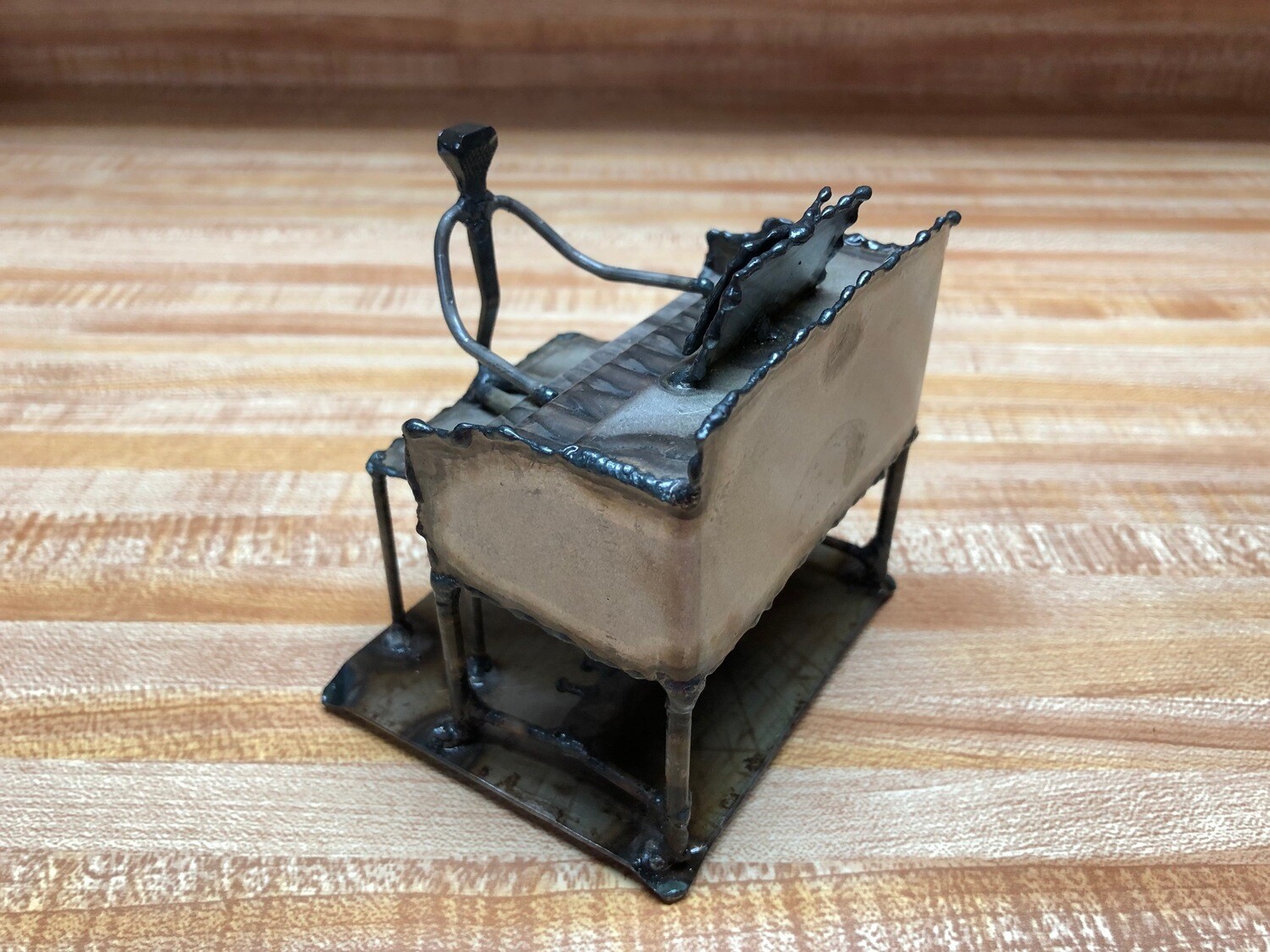"Hammond B-3 Organ Player" Metal Art Figurine