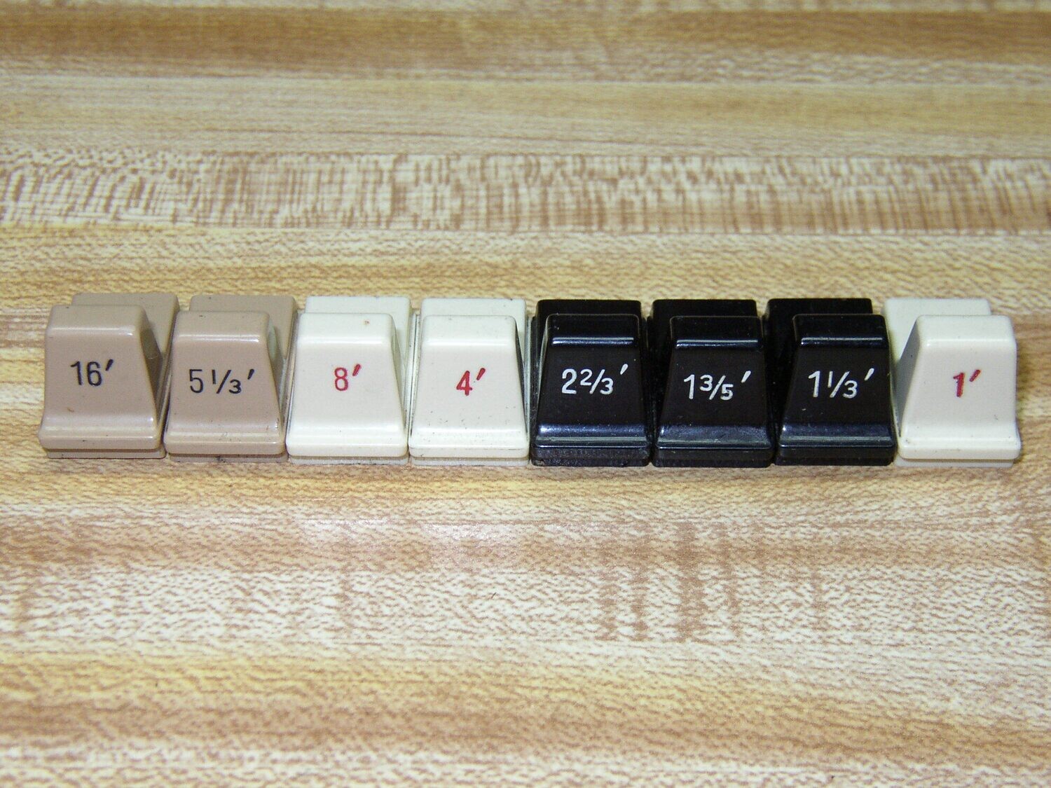 Hammond Organ Drawbar Knobs (New Style)