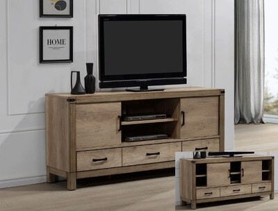 LIGHT BROWN WOODEN TV STAND