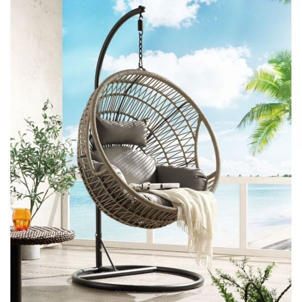 BEIGE HANGING CHAIR