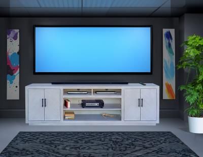 MEDIA CONSOLE WITH ELECTRIC FIREPLACE