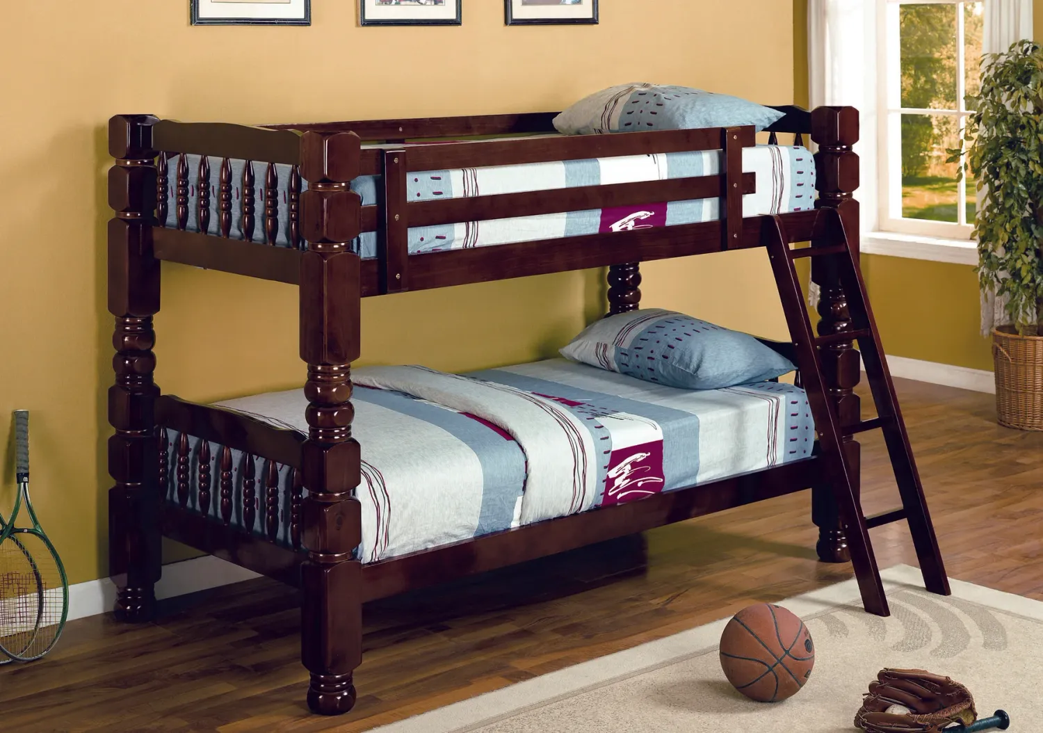 BUNK BED BROWN