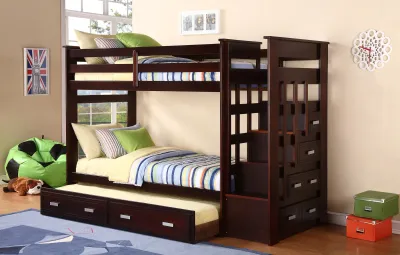 BUNK BED BROWN