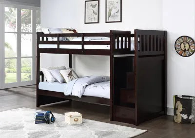 BUNK BED WTH/ESPRESSO