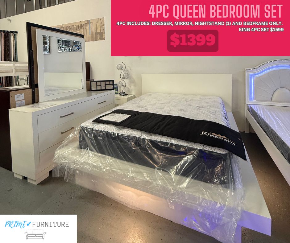 4PC QUEEN BEDROOM SET