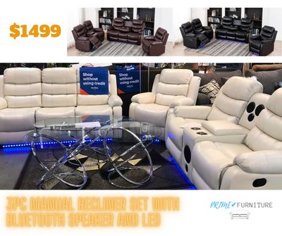 3PC MANUAL RECLINER SET