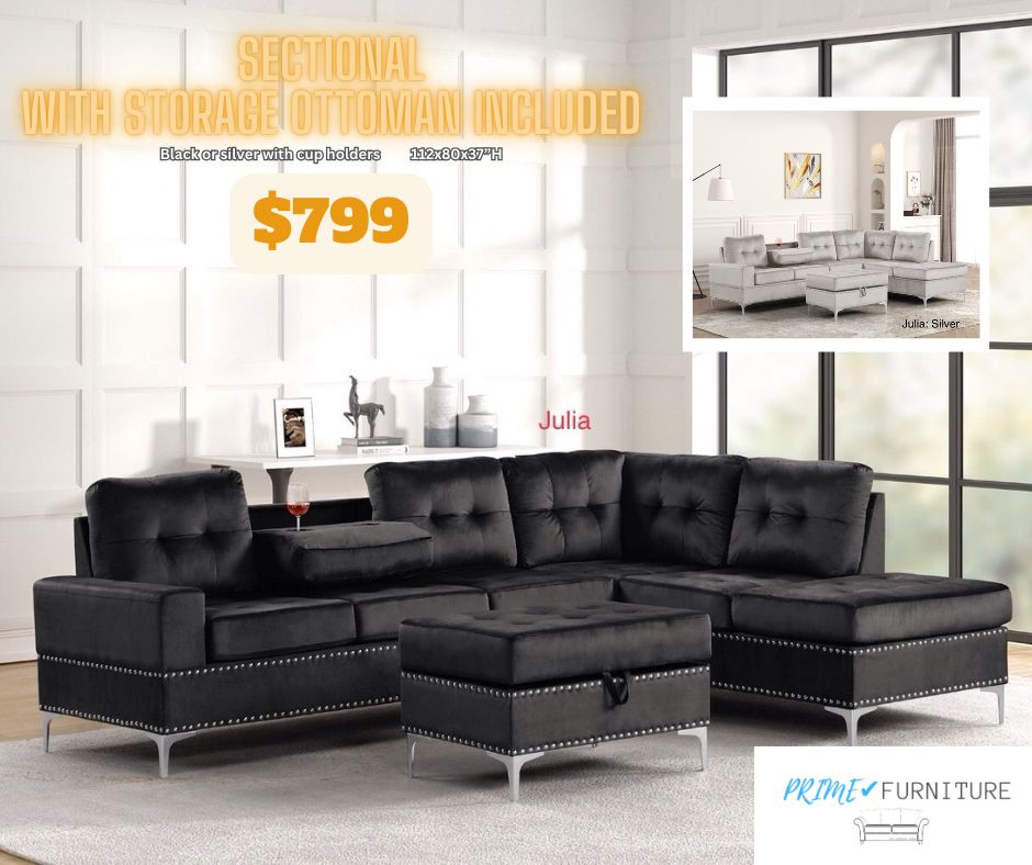 SECTIONAL WITH STORAGE