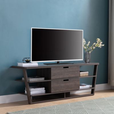 TV STAND  BROWN WALNUT