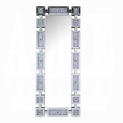 FLOOR MIRROR WITH LIGHT BULBS