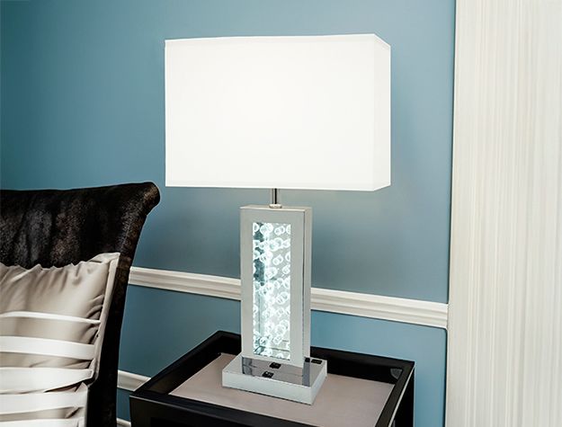 LAMPS CHROME WTH/BCK