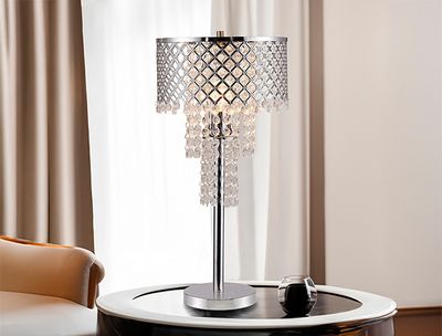 LAMP WITH CHANDELIER