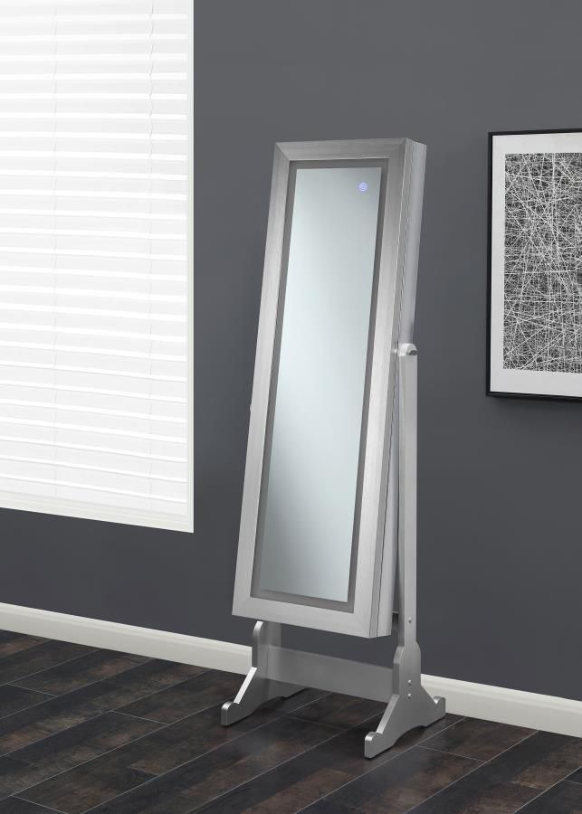 JEWELRY CHEVAL MIRROR SILVER