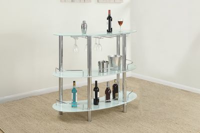 BAR STAND WHITE