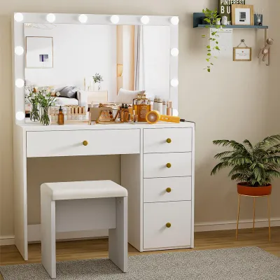 WHITE/GRAY VANITY