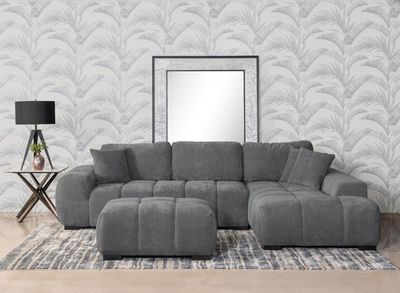 SOFA SECTIONAL GRAY