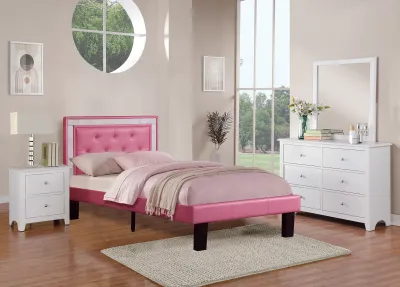 TWIN BED WITH SPARKLE