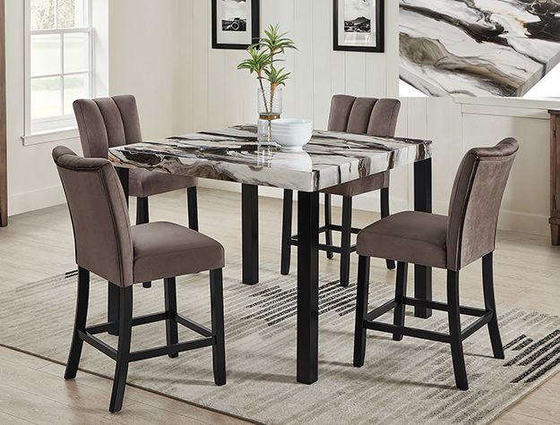MARBLE CT HT DINING