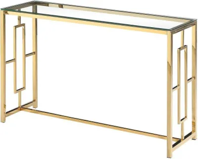 GOLD CONSOLE TABLE