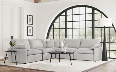 5-piece Modular Power Reclining Sectional Grey
