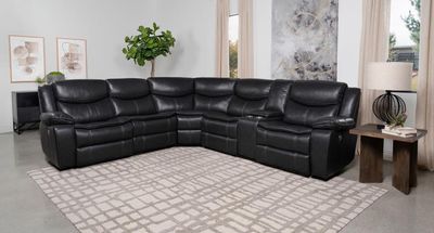 POWER RECLINER SECTIONAL DARK GRAY