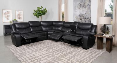 POWER RECLINER SECTIONAL DARK GRAY