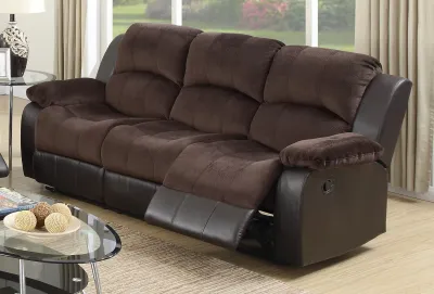3PC RECLINER SET CHOCOLATE