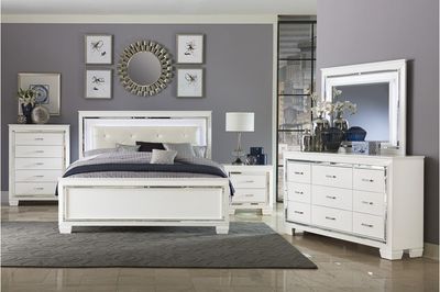 WHITE BEDROOM SET- QUEEN, KING OR CAL KING