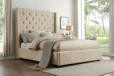 BEDFRAME BEIGE