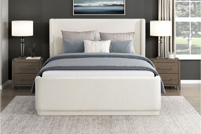 FABRIC BEDFRAME SOFT BEIGE