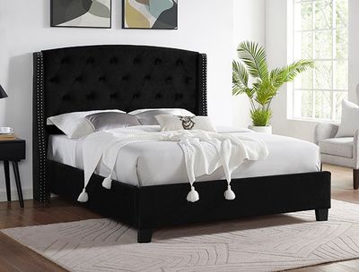 BLACK STUDS BED