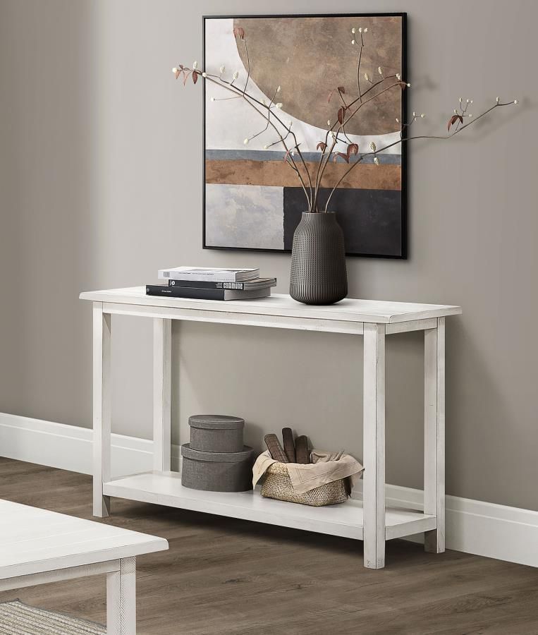CONSOLE TABLE WHITE