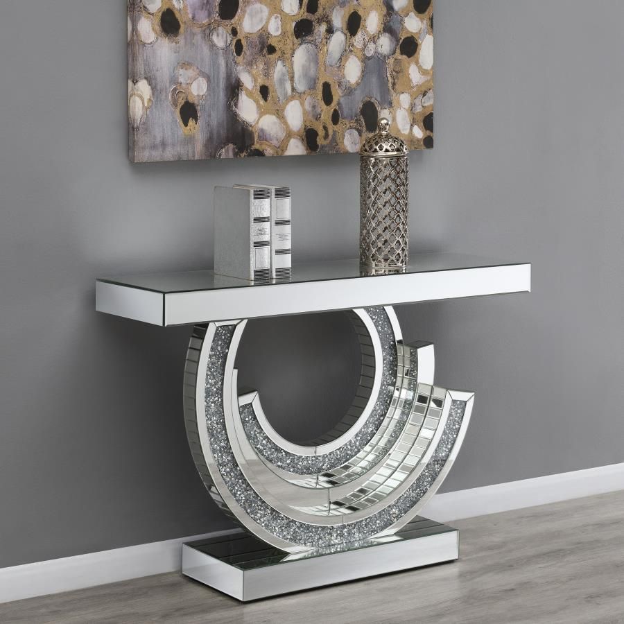 MIRRORED ENTRYWAY CONSOLE